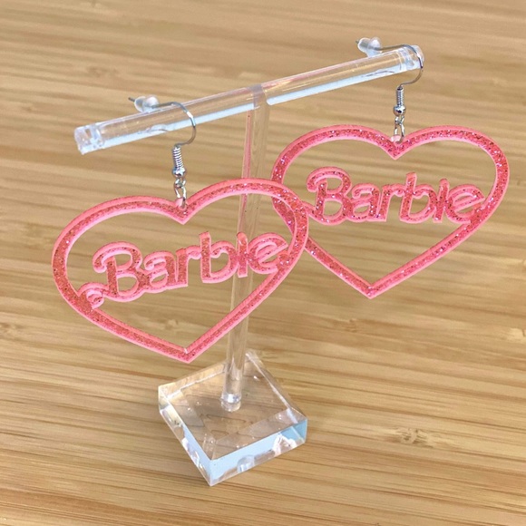 NEW BarbieGirl Pink Earrings - Picture 6 of 10